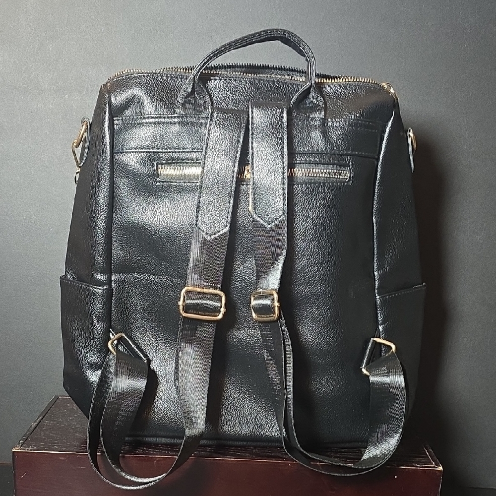 Elegant Black Checkered Women's Bag - Picture 2 of 2